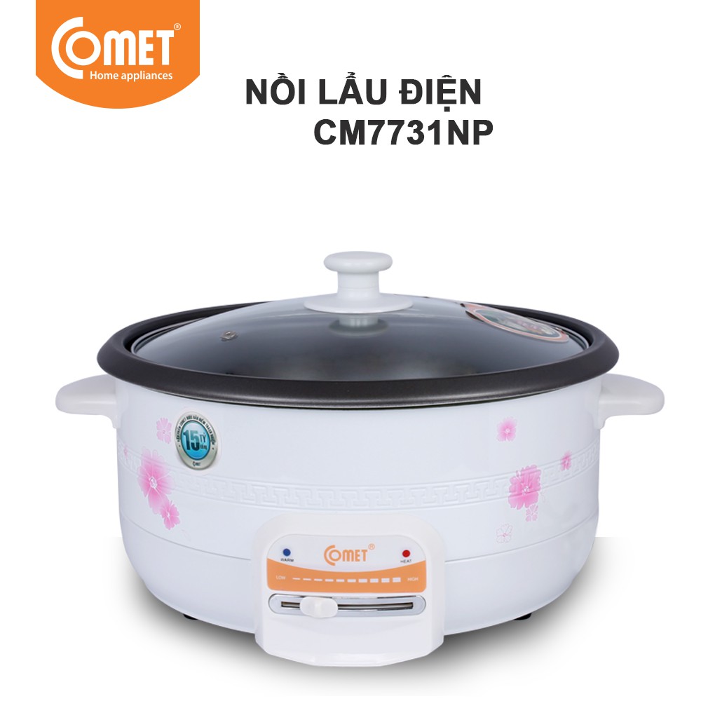 Nồi lẩu điện Comet CM7731NP (3.5L)