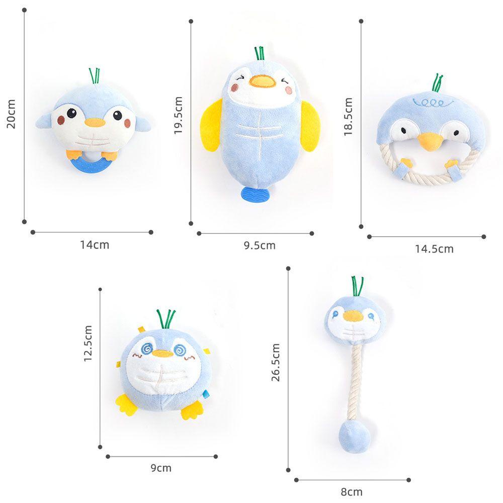 Đồ Chơi Dây Bện Hình Chim Cánh Cụt Làm Sạch Răng Cho Thú Cưng