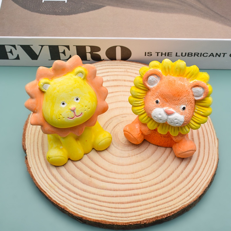 Khuôn Làm Bánh Pudding Hình Sư Tử Bằng Silicone