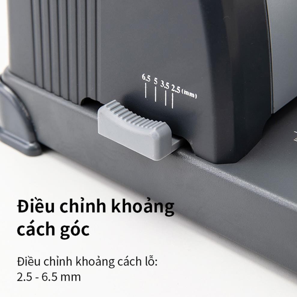 Máy Đóng Gáy Xoắn Lò Xo Deli Chính Hãng Cao Cấp - Tiện Dụng Cho Tài Liệu, Sách, Lịch - Thiêt Kế Chắc Chắn Siêu Bền E3872