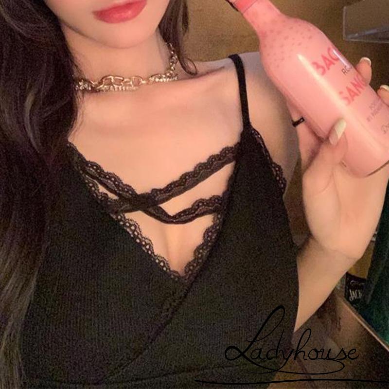 Đầm Mini Không Tay Cổ Chữ V Màu Trơn Thời Trang Mùa Hè Cho Nữ