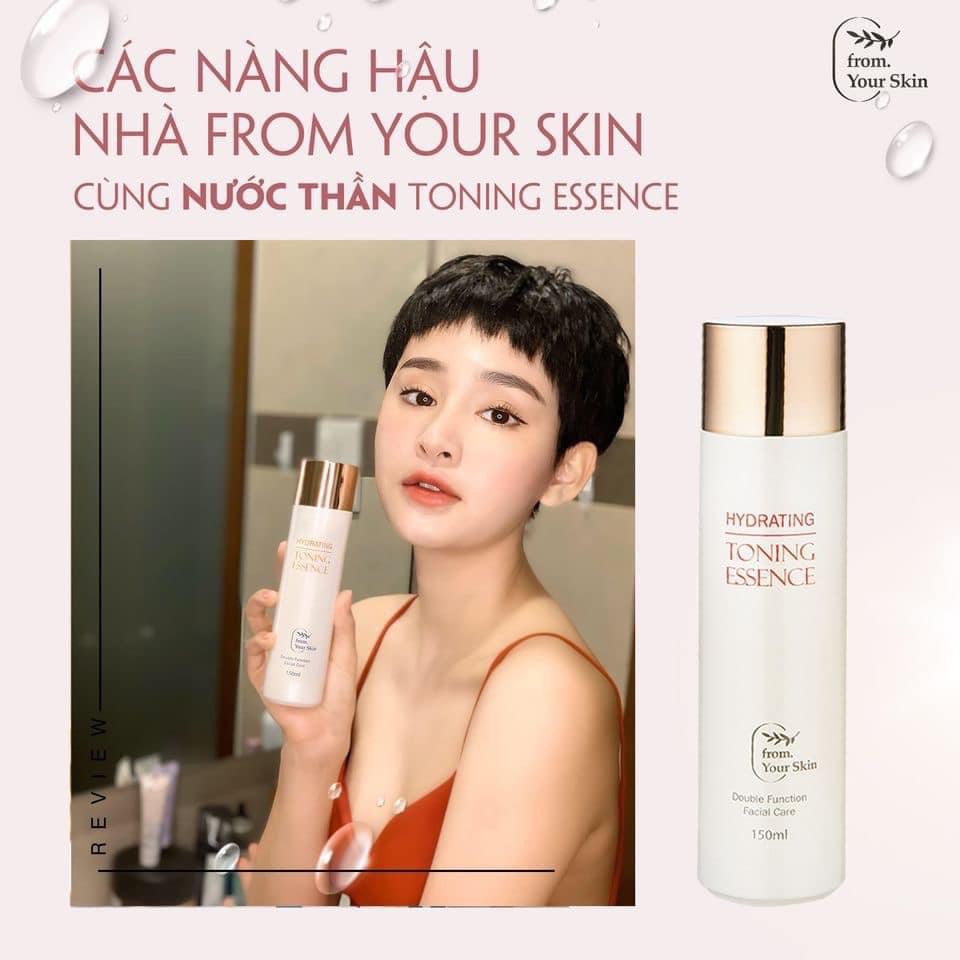 Nước Thần Toner Mờ Nám Tàn Nhang Tinh Chất Huyết Thanh Tơ Tằm Hydrating Toning Essence From Your Skin