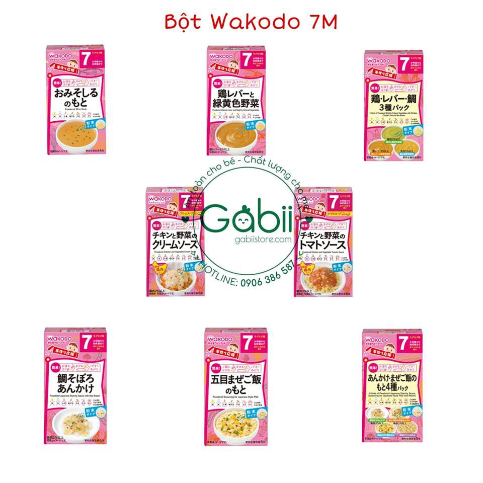 [BÉ 7 THÁNG] BỘT SỐT ĂN DẶM WAKODO - GABII STORE