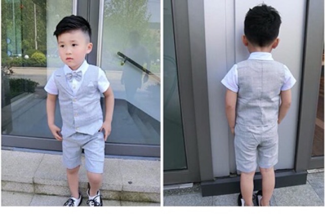 Sét 4 chi tiết bé trai sang chảnh