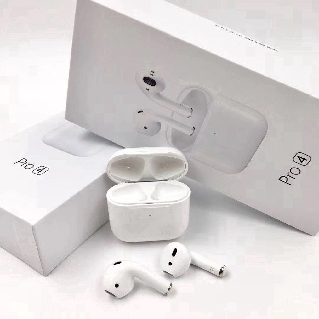 [BH6T] Tai nghe Airpod Pro 4 Blutooth 5.0 TWS Đàm thoại, âm thanh sắc nét, đổi tên và định vị chuẩn 2020  [RẺ VÔ ĐỊCH]