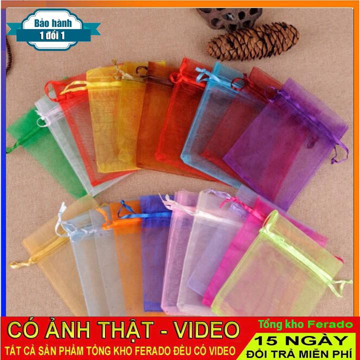 [ xả kho ] Combo 100 túi đựng phụ kiện trong suốt một màu