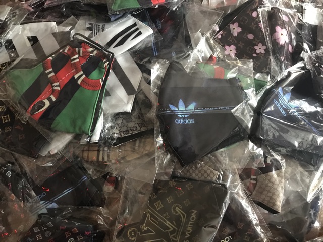 Khẩu trang vải 2 lớp in 3D người lớn phôm to | BigBuy360 - bigbuy360.vn