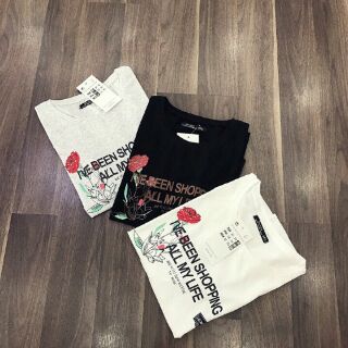 BSK T-shirt flowers printing