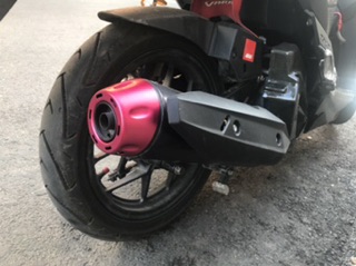 Chụp đuôi pô AB 110 - Click/Vario (2013-2017)