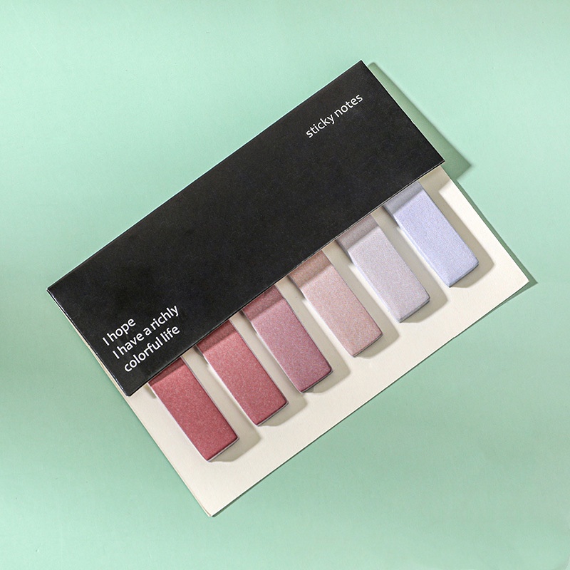 Giấy ghi chú label marker pastel NICOM dụng cụ văn phòng phẩm
