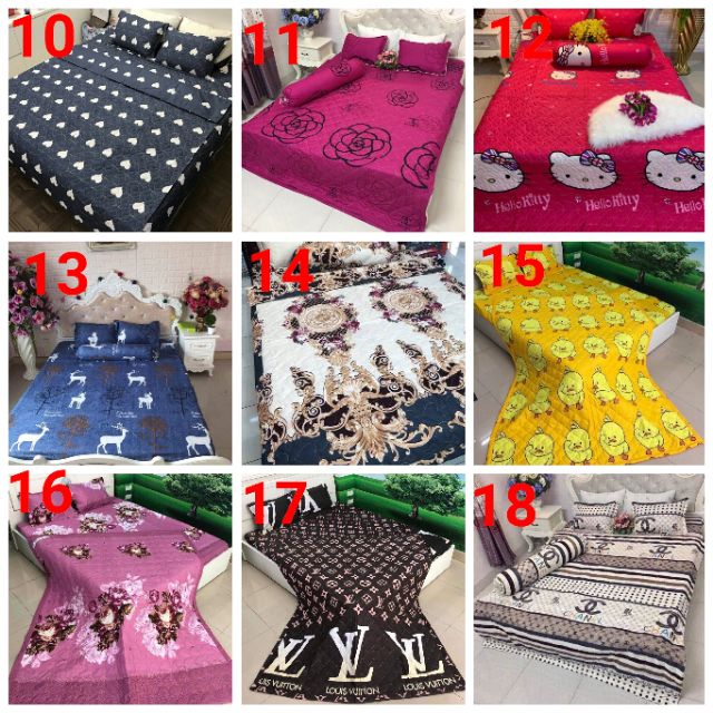 Chăn hè cotton poly . được chọn mẫu