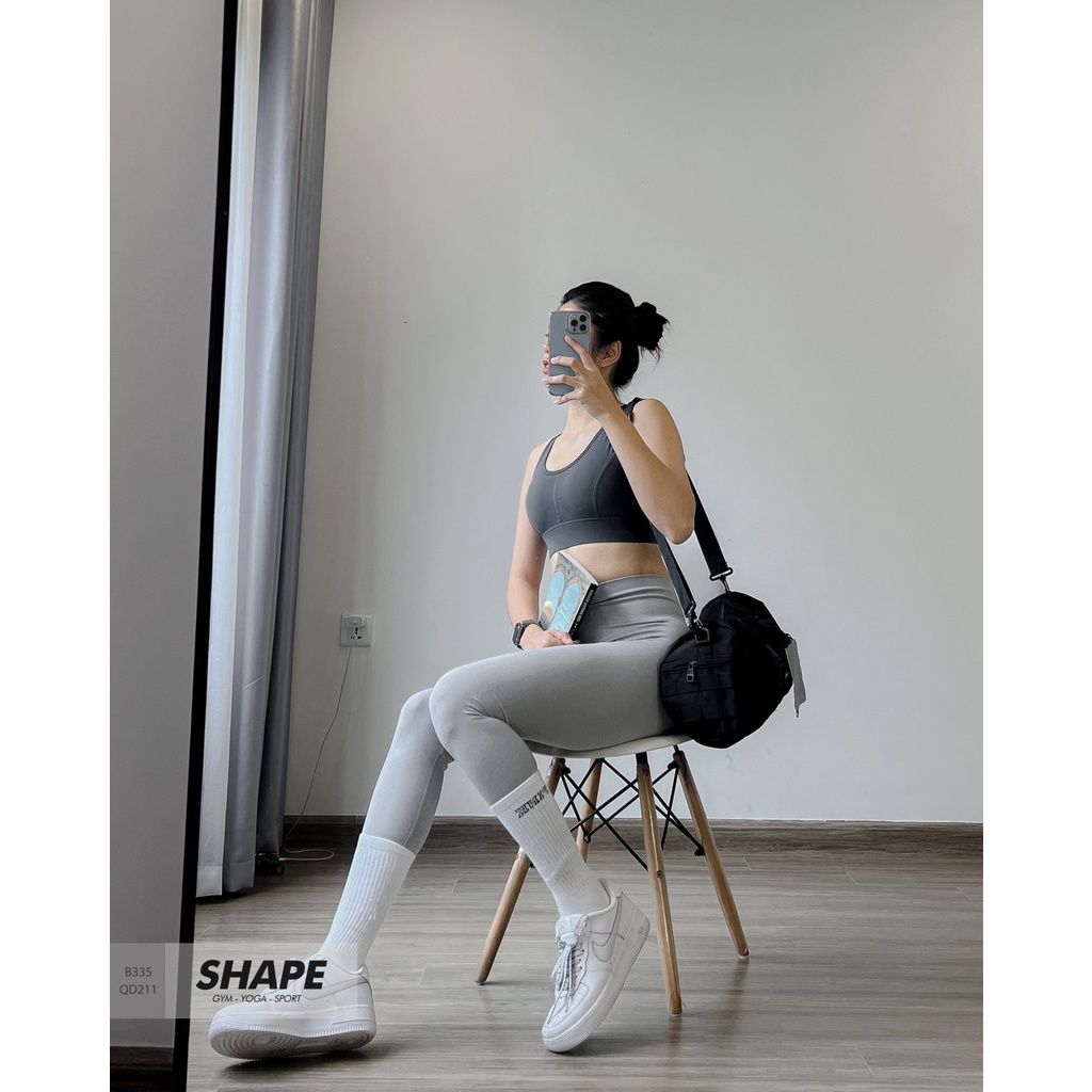 Quần legging tập gym yoga nữ chun mông tôn vòng 3 NVG [QD211]