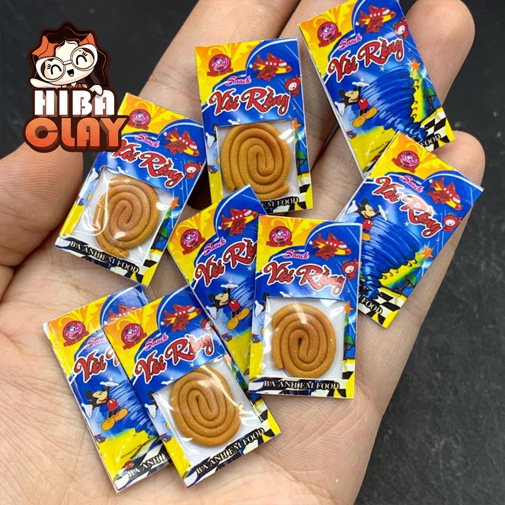 1 Gói vòi rồng minifood, đồ ăn tí hon, đồ ăn mini mô hình cho búp bê DIY