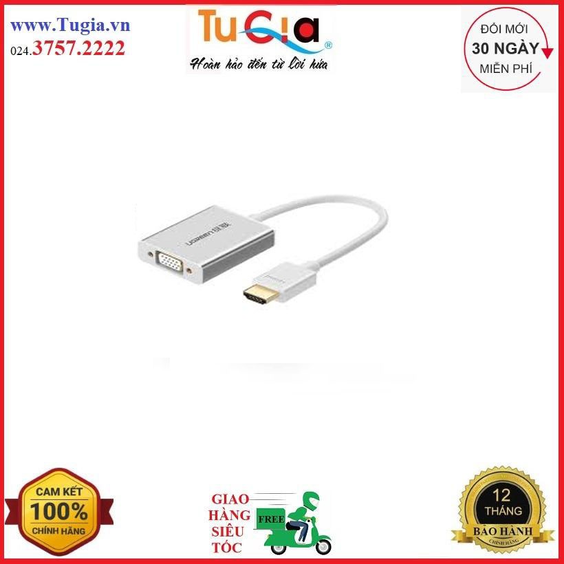 Cáp chuyển đổi HDMI sang VGA kèm Audio UGREEN 040212 (HDMI to VGA, Audio) - Hàng Chính Hãng