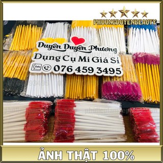 Chổi chải mi nối đa năng, cọ chải mi - túi 50 cây