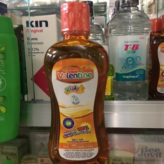 Nước súc miệng Valentine kiddy 250 ml
