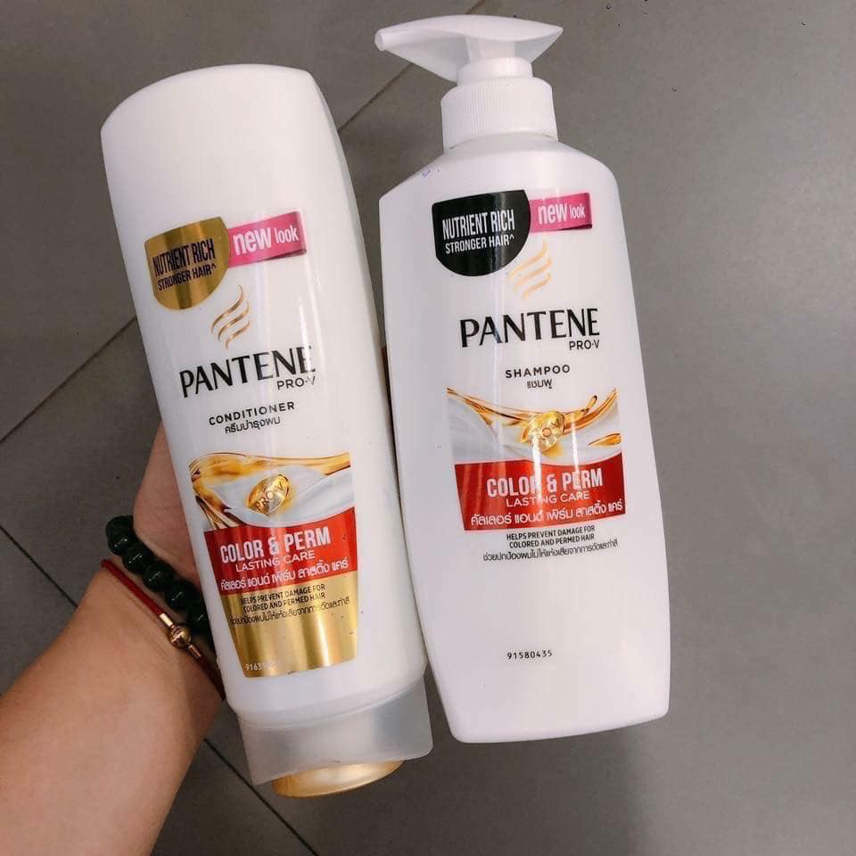 Com bo Bộ dầu gội + dầu xả Pantene 450ml Thái Lan