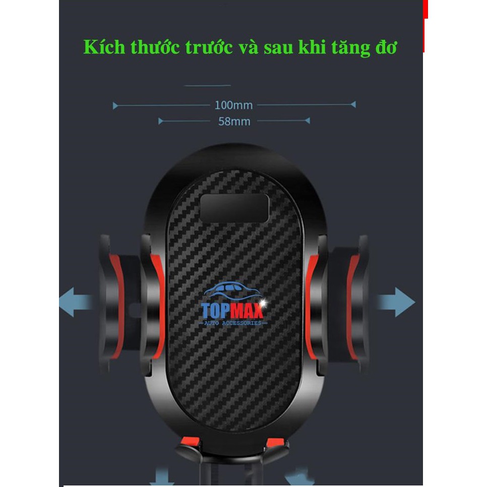 Giá đỡ kẹp điện thoại trên xe hơi, ô tô điều chỉnh 360 độ loại siêu chắc chắn | BigBuy360 - bigbuy360.vn