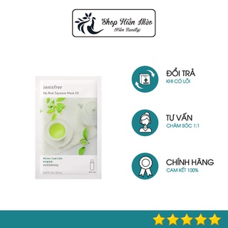 Mặt nạ giấy dưỡng da Hàn Quốc innisfree My Real Squeeze Mask 20ml - MẪU CŨ GIAO NGẪU NHIÊN