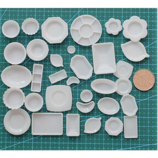 Set 33 món chén dĩa mini trang trí mô hình, Bỏ Túi Mù