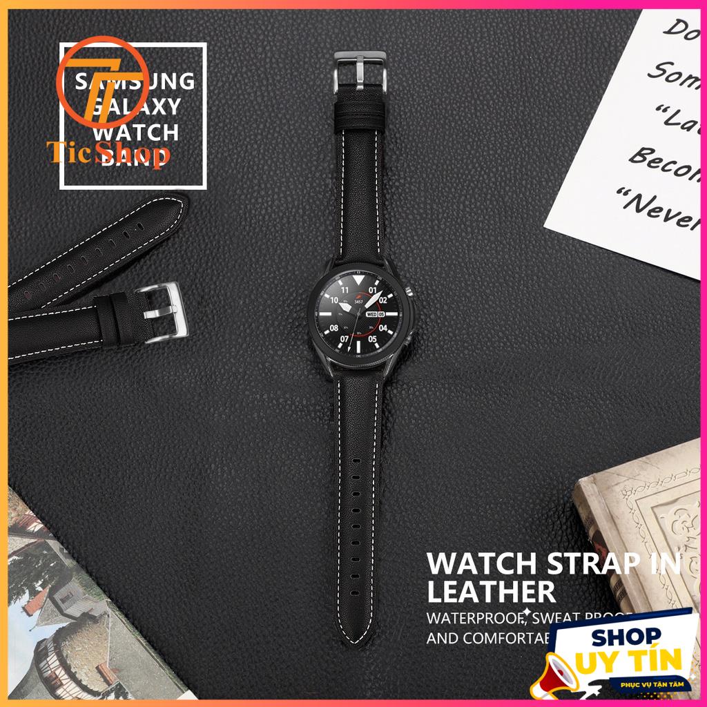 DÂY DA 22MM CHO ĐỒNG HỒ THÔNG MINH SAMSUNG GALAXY WATCH 3 / GEAR S3 / WATCH 46MM