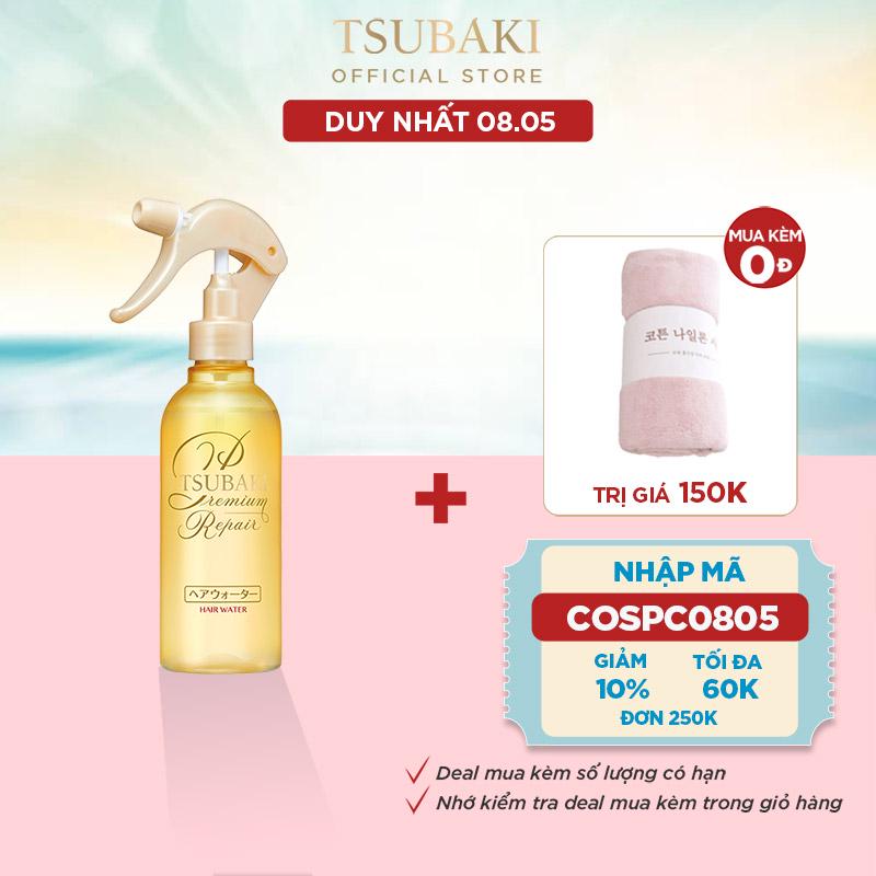 Xịt dưỡng tóc Phục hồi hư tổn Tsubaki Premium Repair Hair Water 220ml