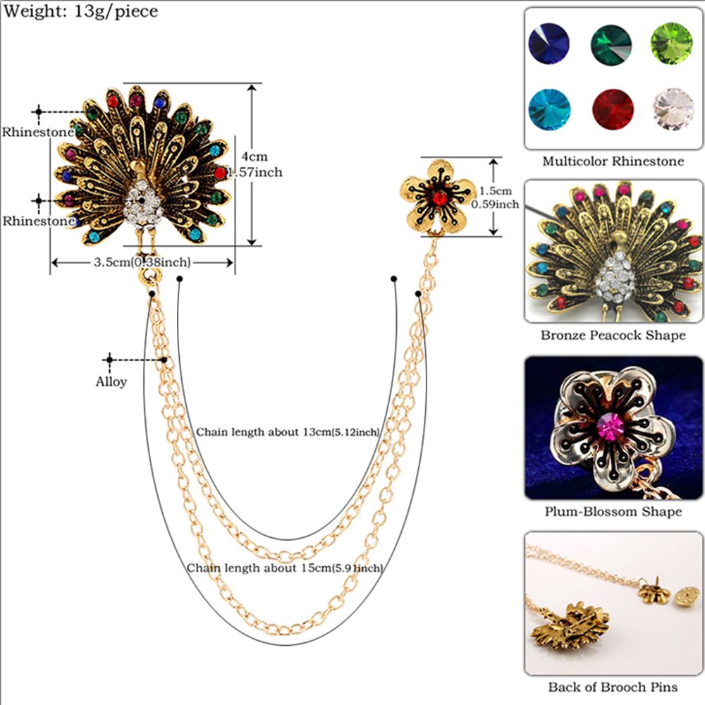 Mxgoods Flower Accessory Women | Tassels Brooch