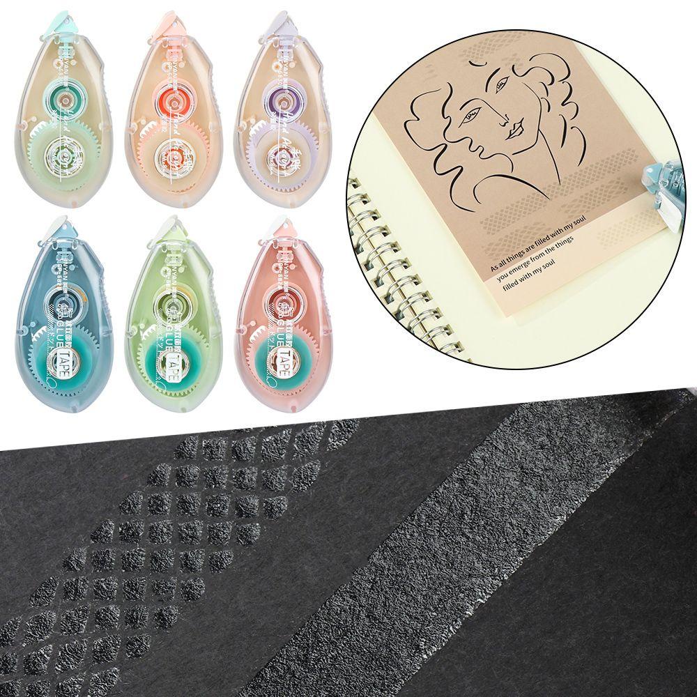 PISTA Cuộn Băng Dính Họa Tiết Chấm Bi Trang Trí Sổ Tay DIY