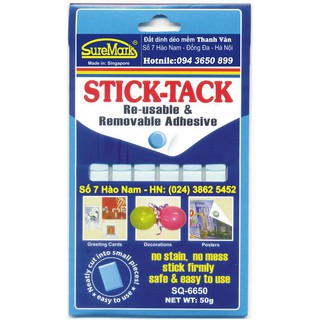 Đất dính dẻo mềm Stick- Tack