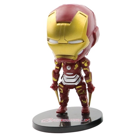 Lẻ 6 mô hình nhân vật Avenger Marvel - Biệt đội siêu anh hùng size 10cm - Mẫu 2