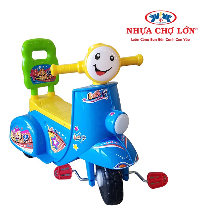 Xe 3 bánh chính hãng Nhựa Chợ Lớn - L9 Vespa ĐKBH - M1625A-X3B Có điều khiển