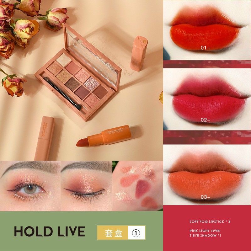 COMBO MAKEUP 4 MÓN nội địa Trung HOLDLIVE