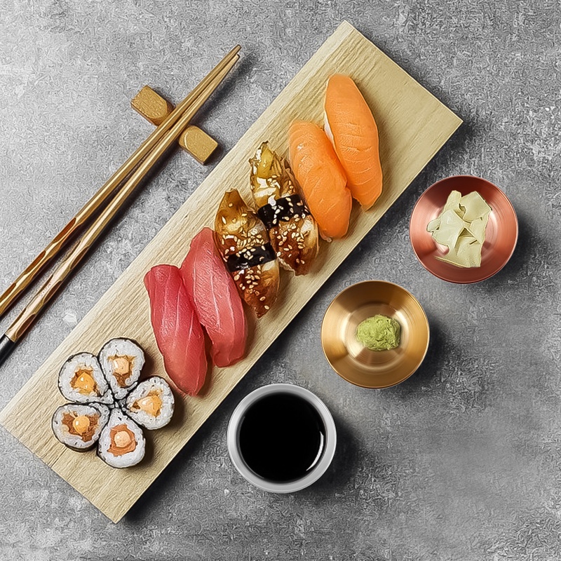 Tô / Chén Đựng Gia Vị Bằng Thép Không Gỉ Mịn Màng Tinh Tế Bền Bỉ Dành Cho Gia Đình / Khách Sạn