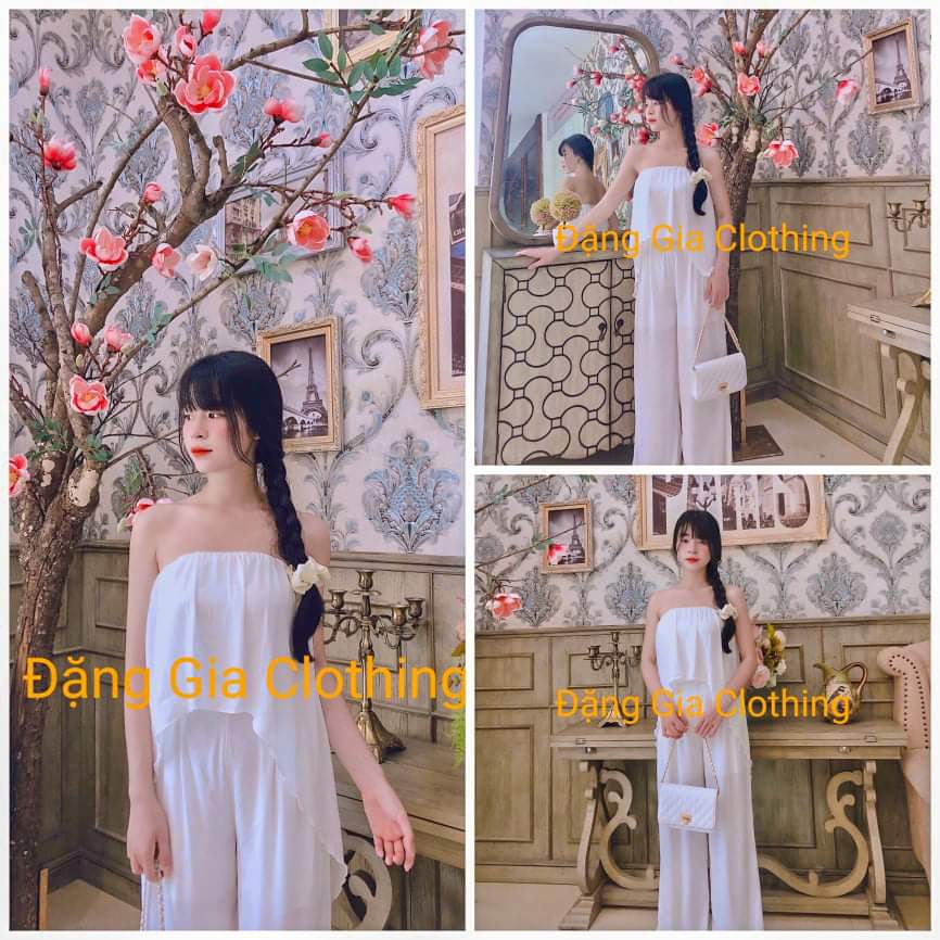 Set quần suông , Bộ áo croptop giá rẻ.  bộ cúp ngực đi chơi giá rẻ