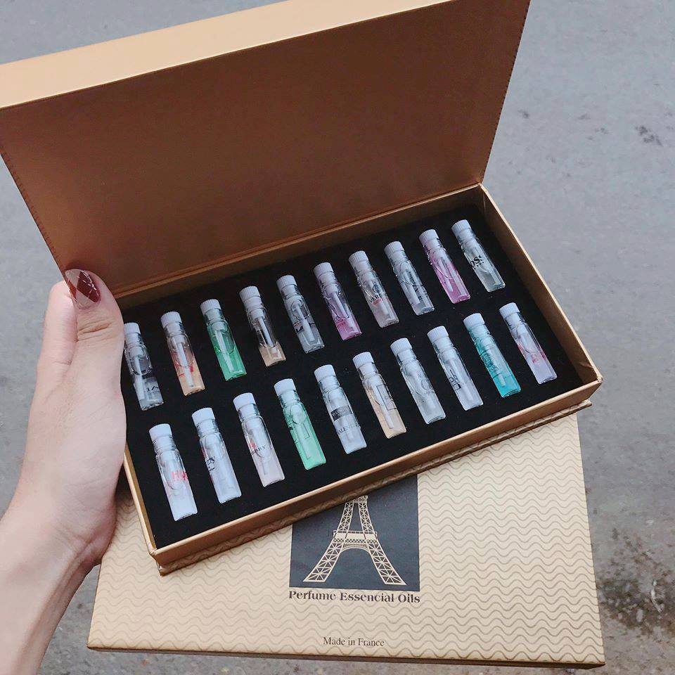 Bộ 20 chai nước hoa mini chính hãng