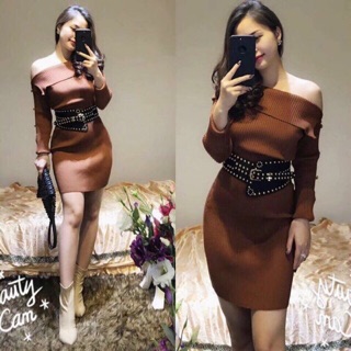 Dây nịt thun đính đinh cá tính