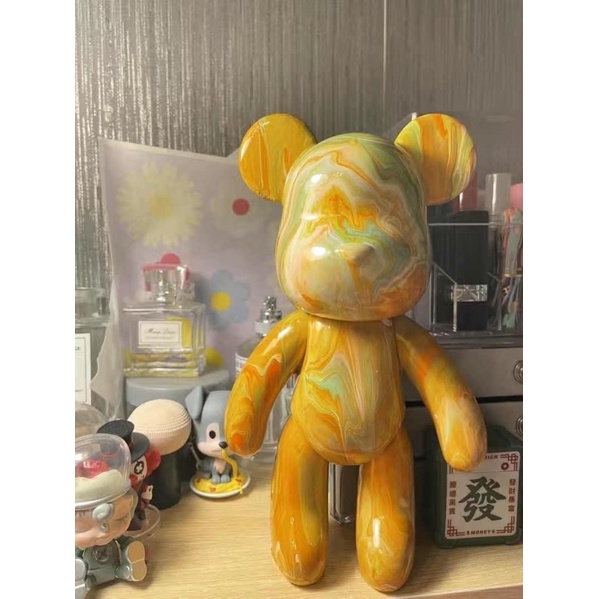 Sơn Dầu Tô Bearbrick - Sơn Vẽ Gấu Bụng Phệ