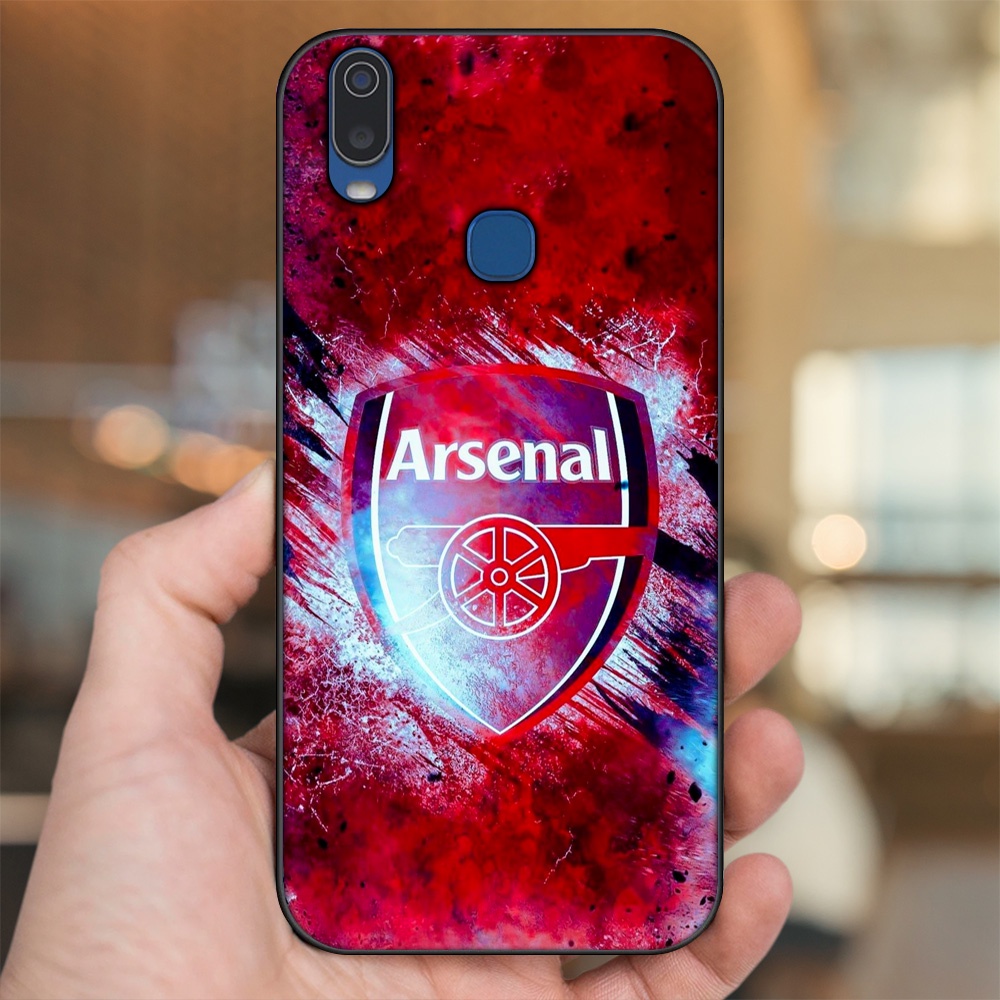 Ốp lưng Vivo Y11 viền đen in hình Arsenal FC