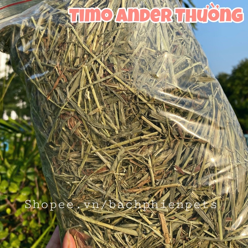 Cỏ Timothy, thức ăn cho thỏ, Guinea Pig ( Bọ ú, Chuột Lang) Chinchilla trên 6 tháng tuổi 500gr.