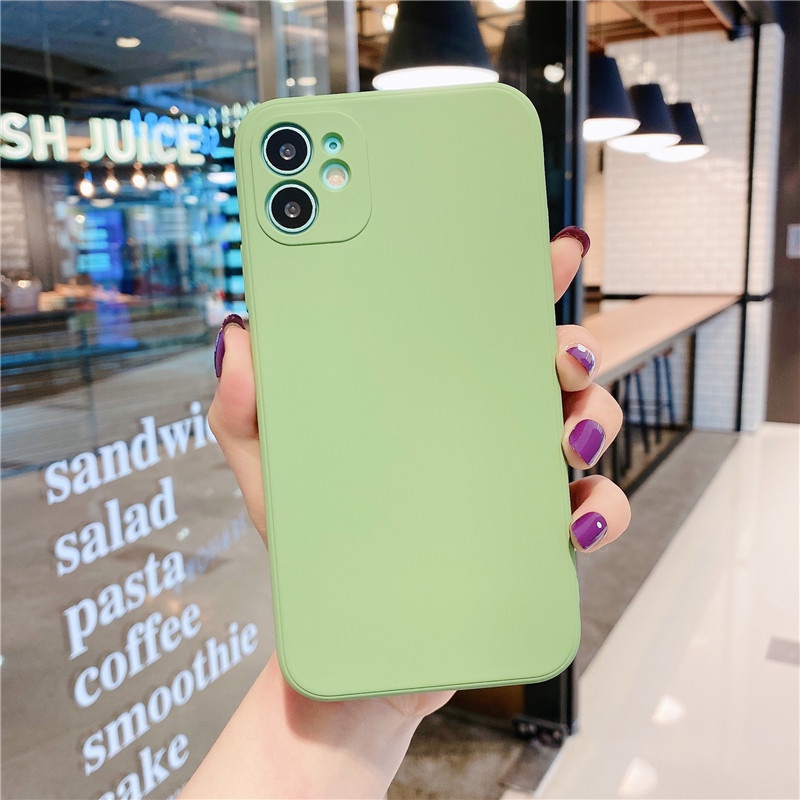Ốp lưng Iphone silicon dẻo cạnh vuông IP12 6plus/6splus/7/7plus/8/8plus/x/xr/xs/11/12/pro/max/plus/promax