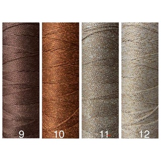 Sợi dệt cotton nhũ.
