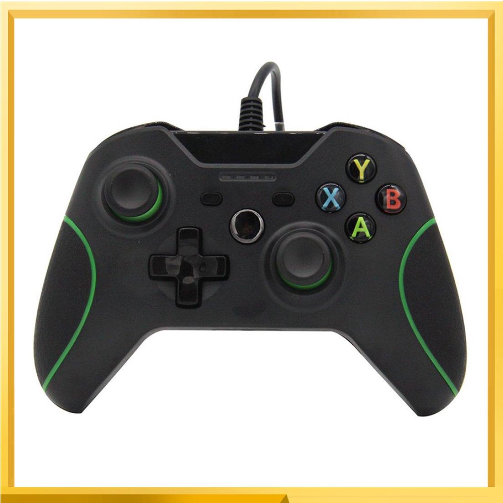 Tay cầm điều khiển chơi Game có dây kép cho Xbox One Pc