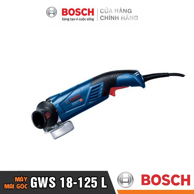 [CHÍNH HÃNG] Máy Mài Góc Bosch GWS 18-125 L (125MM-1800W), Giá Đại Lý Cấp 1, Bảo Hành Tại Các TTBH Toàn Quốc