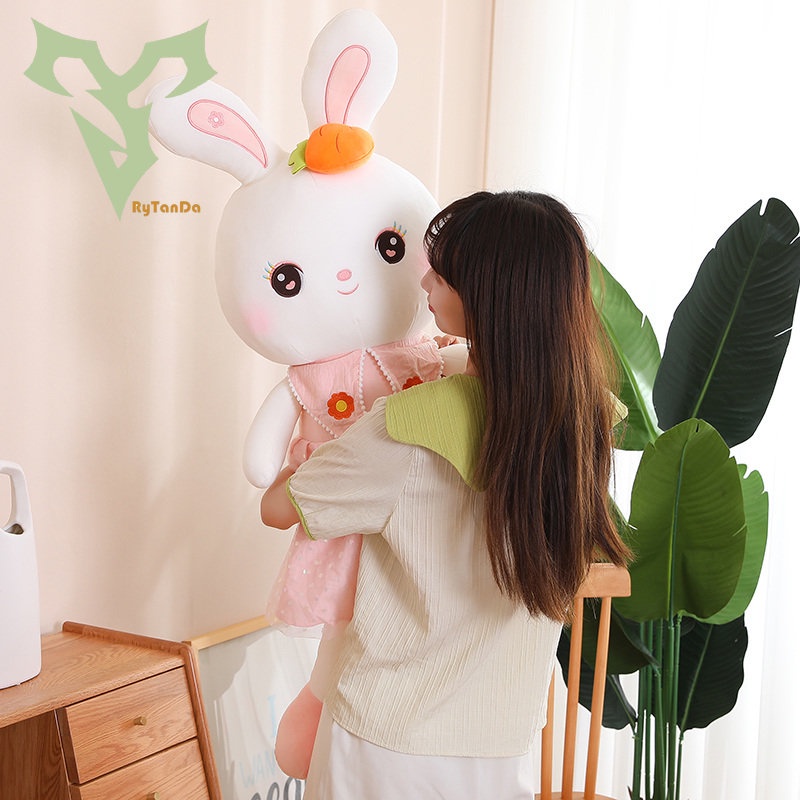 Đồ chơi nhồi bông Hình Thỏ Dễ Thương Cho Bé Gái