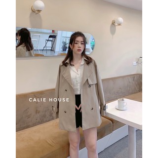 Áo Măng Tô Dáng Ngắn - Calie House - AK14