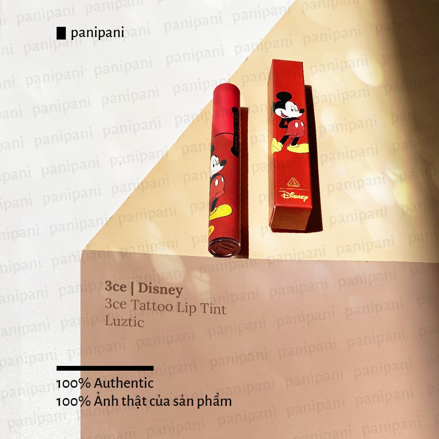 [100% AUTH] Son Kem Lì 3CE MicKey Tattoo Lip Tint 3,8g | BigBuy360 - bigbuy360.vn