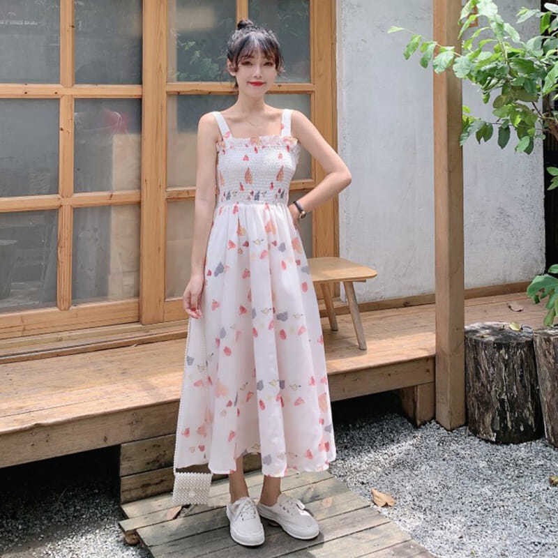 Đầm dài dáng rộng thời trang xinh xắn dành cho nữ | BigBuy360 - bigbuy360.vn