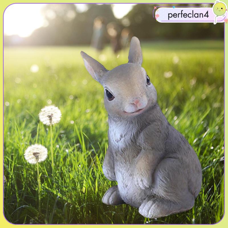 Set 4 Đồ trang trí Động Vật Bằng Nhựa Resin Trang Trí Sân Vườn