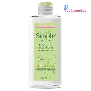 Nước Hoa Hồng Simple Kind To Skin Soothing Facial Toner 200ml Topcosmetics