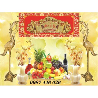Tranh gạch 3d ốp phòng thờ